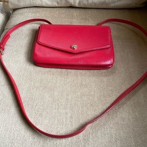 Crossbody red Talbots bag